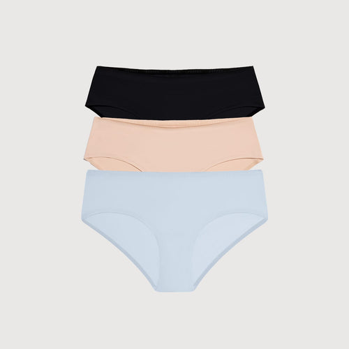 Simply Smooth No Show Hiphugger 3 Pack