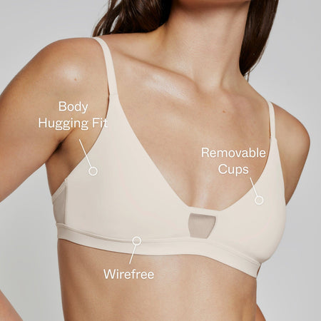 Limitless Wirefree Scoop Bra Scarlet