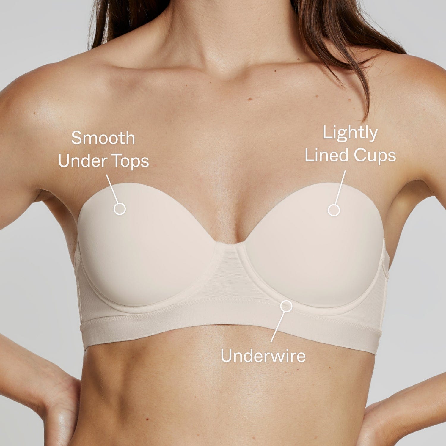 MVP Multiway Strapless Bra Sand
