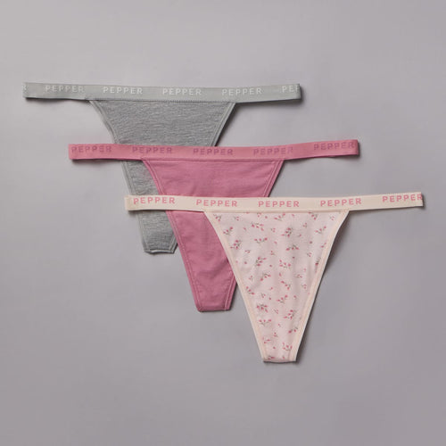 Supima® Cotton String Thong 3 Pack